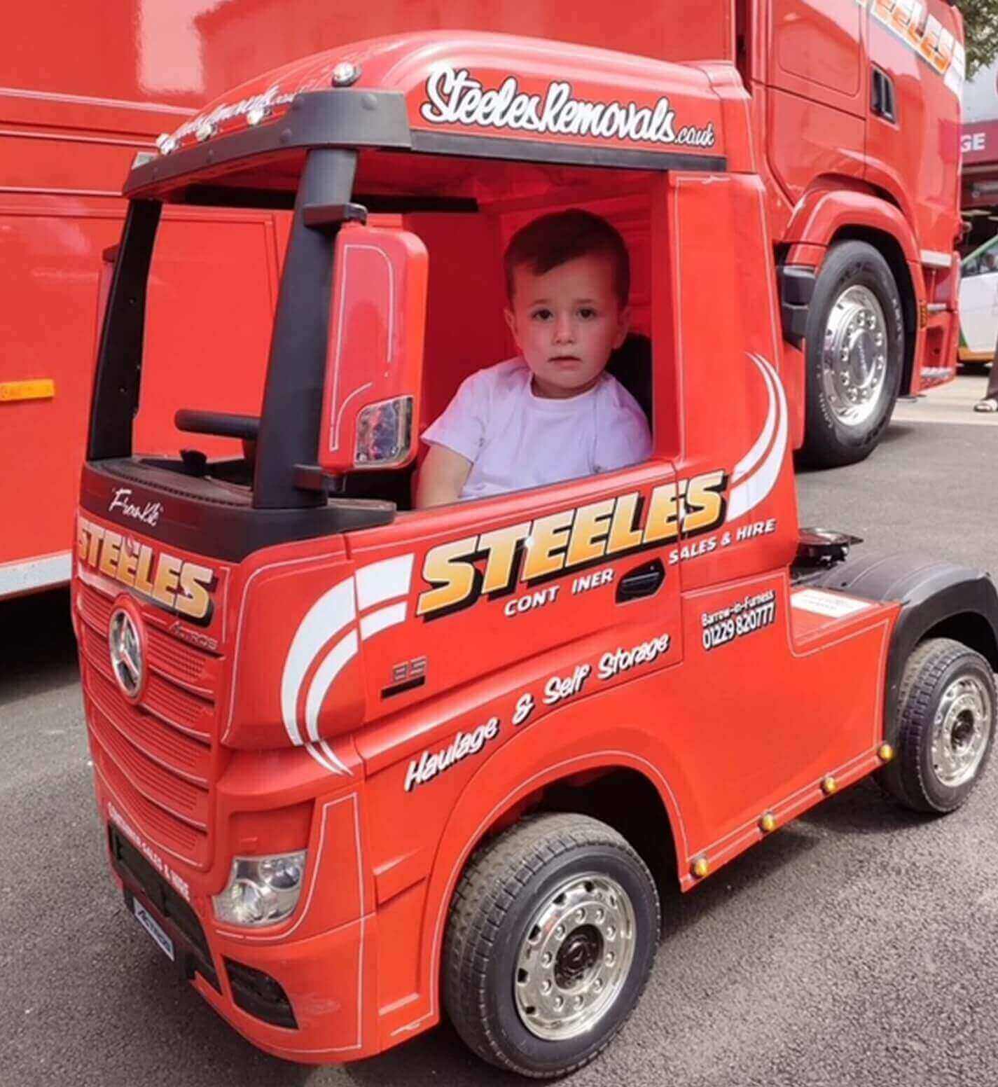 Steeles Removals Supporting Barrow Festival of transport 2025 and 2026 Steeles Removals